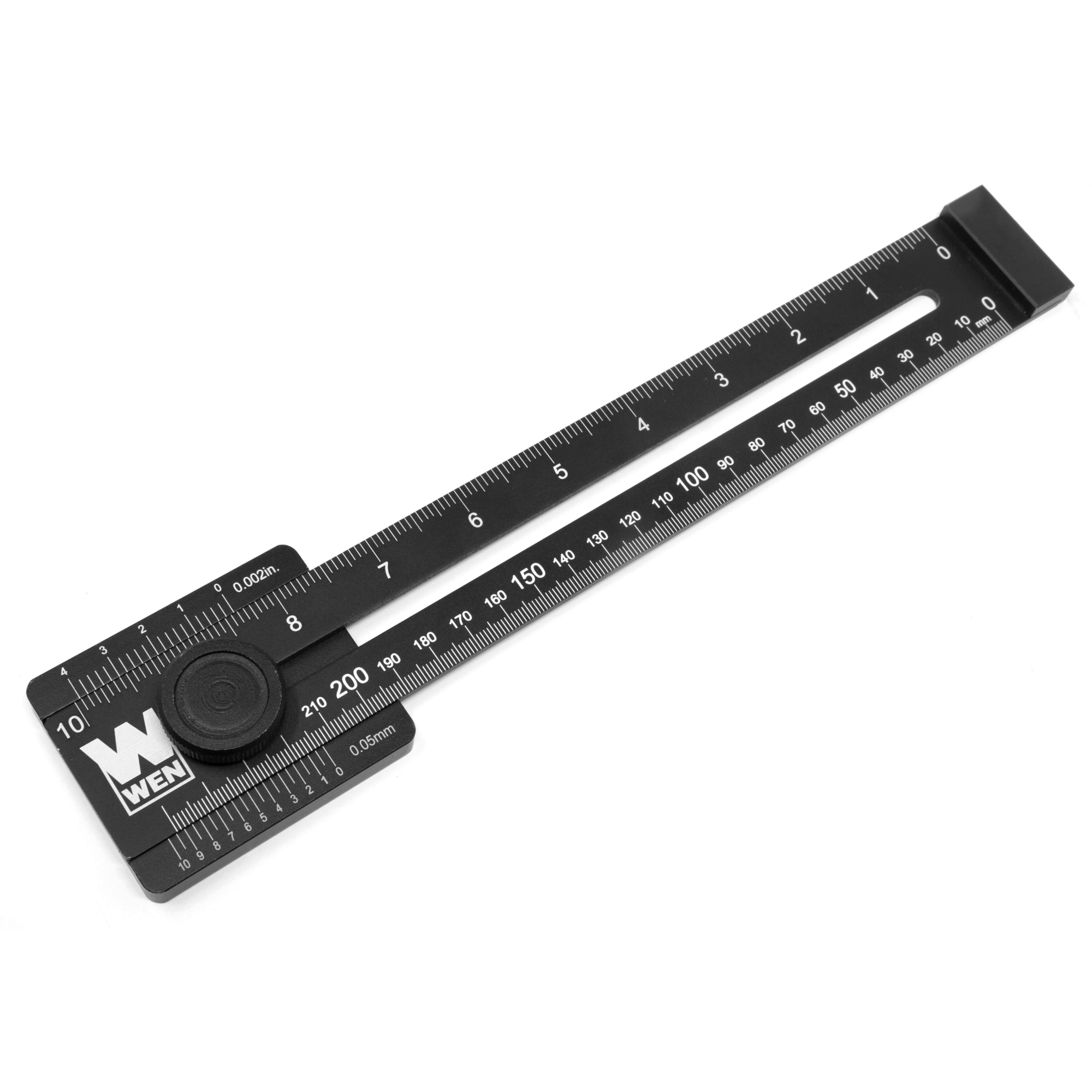 WEN Aluminum Offset Marking Gauge and Layout Tool - 10in., Laser-Etched Markings, Model# ME251R